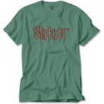 Z zepplin Slipknot Text Yeşil Tişört - 5XL
