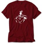 Z zepplin Superman Man Kırmızı Tişört