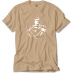 Z zepplin Superman Man Krem Tişört