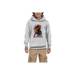Z zepplin The Witcher Season 2 Geralt Burn Gri Çocuk Kapşonlu Sweatshirt Zepplin-ZP4126