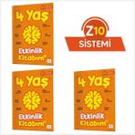Z10 Sistemi 4 Yaş Düzeyinde Okul Öncesi Eğitici Kitap Seti - 3-5 Yaş Arası Çocuklar İçin Anonim Yazar