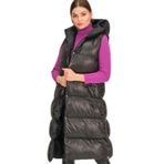 Z6733 DEWBERRY HK STYLE BAYAN YELEK-DÜZ SİYAH