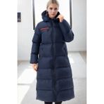 Z6756 Dewberry Bayan Şişme Kaban-Lacivert-1 - S - M