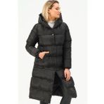Z6772 DEWBERRY KISALTILABİLİR BAYAN KABAN-SİYAH