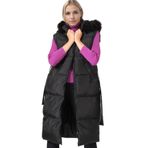 Z8744 DEWBERRY BAYAN YELEK-SİYAH