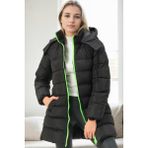 Z9770 Dewberry Bayan Kaban-Siyah-Yeşil - XL