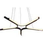 Zadar / 60 cm/Sarkıt Avize / 5 Kollu/Antrasit Gövde / 3 Renk Işık / 3 Yıl Garanti