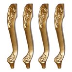 Zade Plastik Sehpa Ayağı 46 Cm Altın Gold Renk 4 Adet Mobilya Zigon Çay Orta Sehpası Ayak Ayakları