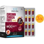 Zade Vital Curcumin Zerdeçal Forte Daily 60 Kapsül - 3 Adet (Toplam 180 Kapsül)