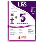 Zafer Yayınları - LGS Sayısal - Sözel 5 Deneme Sınavı