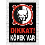 Zafrak Reklam Dikkat Köpek Var Tabela Levha - 1 Adet