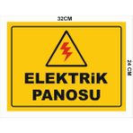 Zafrak Reklam Elektrik Panosu Levhası - 1 Adet