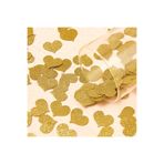 zafrakreklam Gold Simli Kalp Eva Plastik Keçe Kendinden Yapışkanlı 100 Adet 3 cm