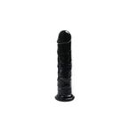 ZAGA OYUN 131369693222 Ultra Yumuşak Dokulu Dildo Jel Dokulu Realistik Penis 20 Cm Siyah