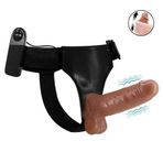 Zaga Oyun 16 Cm Yeni Nesil Belden Bağlamalı İçi Dolu Titreşimli Strapon Penis