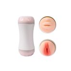 Zaga Oyun 20 Cm Çift Taraflı Realistik Suni Oral & Vajinal Mastürbatör