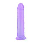 ZAGA OYUN 241077752234 8.5" Realistik Mor Jel Dildo 21.5 Cm