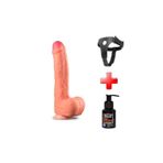 Zaga Oyun 28 Cm Belden Bağlamalı Yeni Nesil Çift Katmanlı Realistik Dildo Penis