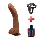 Zaga Oyun 28,2 Cm Belden Bağlamalı Gerçekçi Kalın Dildo Penis - Alex