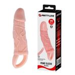 Zaga Oyun 3 Cm Dolgulu Penis Kılıfı Uzatmalı Prezervatif Dildo
