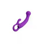 ZAGA OYUN 337769100141 Rock Tutma Aparatlı Eğimli Yapıda G-Spot Ve Klitoris Uyarıcı 2 In 1 Vibratör - Purple
