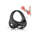 ZAGA OYUN 337769100312 Prime Toys Şarjlı Su Geçirmez Klitoris Uyarıcı Titreşimli Testis Ve Penis Yüzüğü