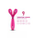 ZAGA OYUN 337769100330 Prime Toys Y-Wand Şarjlı Güçlü Titreşimli Bükülebilir G Nokta Ve Klitoris Uyarıcı Masaj Vibratör