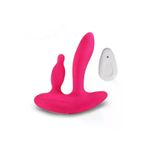 ZAGA OYUN 337769100434 Talon Kablosuz Kumandalı Anal Vajina Ve Klitoris Uyarıcı 3 In 1 Lay-On Vibratör