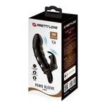 Zaga Oyun 4 Cm Dolgu Uzatmalı 10 Titreşimli Siyahi Penis Kılıfı Prezervatif Vibratör