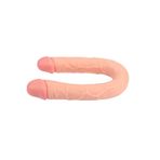 Zaga Oyun 46 Cm Realistik Çatal Dildo Anal Vajinal Penis - Blake