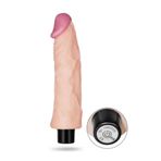 Zaga Oyun 8" Yumuşak Ve Et Dokusunda Titreşimli Vibratör 20 Cm