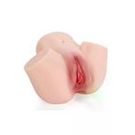 ZAGA OYUN 91343169188 Realistik Anal Vajinal 2 In 1 Titreşimli Suni Kalça Vajina Mastürbatör