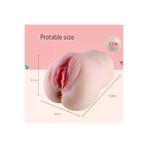 ZAGA OYUN 91343169201 Erkek Mastürbatör,titreşimli Erkek Seks Bebeği, Vajina Ve Erkekler Için Anal Oyun Bebeği