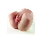ZAGA OYUN 91343169202 Erkekler Için Titreşimli 2.1 Kg Seks Bebeği Erkek Masturbator Zevk Anal Vajinal 2 In 1 Çift Giriş