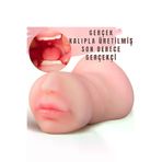 ZAGA OYUN 91343169313 Premium Masturbator Daria - Realistik Dokulu Oral Anal Vajinal 3 In 1 Titreşimli Suni Vajina