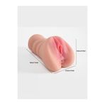 Zaga Oyun L-Join Gerçekçi Vajina Mastürbatör 18 Cm – Çift Girişli, Yumuşak Ve Esnek Tpe Malzeme 500Gr