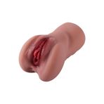 Zaga Oyun Realistik Dokulu Anal Vajinal 2 İn 1 Titreşimli Suni Vajina Mastürbatör Seks 91343169142