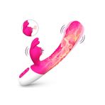 Zaga Oyun Şarjlı Akıllı Isıtmalı Titreşimli Dil Hareketli G-Spot Klitoris Uyarıcı Yapay Penis Rabbit Vibratör 337769100438