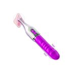 Zaga Oyun Şarjlı Titreşimli Klitoris Uyarıcı Çift Taraflı Kullanılabilir G-Spot 2 İn 1 Yapay Penis Vibratör
