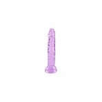 Zaga Oyun Şeffaf Mor Silikon Gerçekçi Dildo 14cm