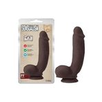 Zaga Oyun Sensualism Melez 21Cm Kıkırdaklı Gerçekçi Dildo