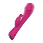 Zaga Oyun Ultra Güçlü Şarjlı Titreşimli Tavşan Vibratör 22 Cm
