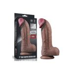 Zaga Oyun Yeni Nesil Çift Katmanlı 28 Cm Realistik Dev Melez Dildo Penis