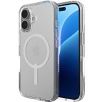 ZAGG Crystal Palace Çıtçıtlı Grafen Takviyeli Kılıf iPhone 16 [6,1 İnç], MagSafe Uyumlu, Sararmaz, Çizilmeye Dayanıklı, Darbeye Dayanıklı Telefon Arka Kapağı (Şeffaf)