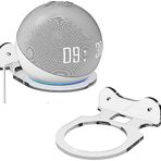 ZahoTse Amazon Echo Dot 1/2/3/4/4th /5th için Duvar Askısı Standı, Saklama Kablosu Hoparlör Aksesuar Rafı (Amazon Echo Dot 1/2/3/4/4th /5th, Şeffaf) JYD01