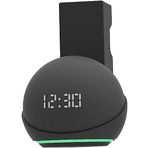 ZahoTse Amazon Echo dot 4 / Echo dot 5 için tutucu duvar askısı Echo Dot 5 stant Echo Dot 4 tutucu aksesuar, hoparlör aksesuarı raf (Amazon Echo dot 4 / Echo dot 5, siyah) A356