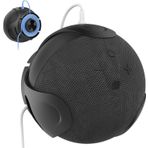 ZahoTse Amazon Echo dot 4 / Echo Dot 5 Tutucu Duvar Askısı Echo Dot 5 Stand Echo Dot 4 Tutucu Aksesuar, Hoparlör Aksesuar Rafı (Amazon Echo Dot 4 / Echo Dot 5, Siyah) PT183