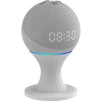 ZahoTse Amazon Echo Dot 4 / Echo Dot 5 Tutucu Masaüstü Standı Tutucu Aksesuar, Vida Gerektirmez Hoparlör Aksesuar Rafı (Amazon Echo Dot 4 / Echo Dot 5, Beyaz) JZT01