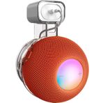 ZahoTse Apple Homepod Mini Duvar Askısı Tutucu Apple Homepod Mini Stand, Apple Homepod Mini Saklama Kablosu Hoparlör Aksesuar Raf (Apple Homepod Mini, Şeffaf) JP02