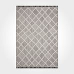 Zahra Gri Geometrik Polip Modern Geometrik Etnik Desenli Boho Makinada Yıkanabilir Hav Toz Vermez Leke Tutmaz Kaymaz Taban Dijital Makine Baskı Halı Oturma Odası Salon Yolluk Koridor Mutfak Halısı